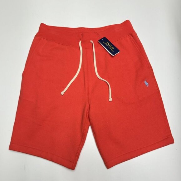 Polo Ralph Lauren Red Fleece Drawstring Short- 10/12- Boys - Picture 1 of 6